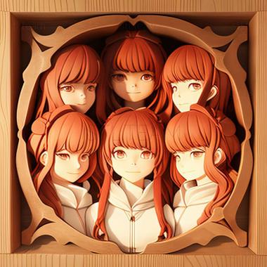 3D model The Quintessential Quintuplets Negi Haruba (STL)